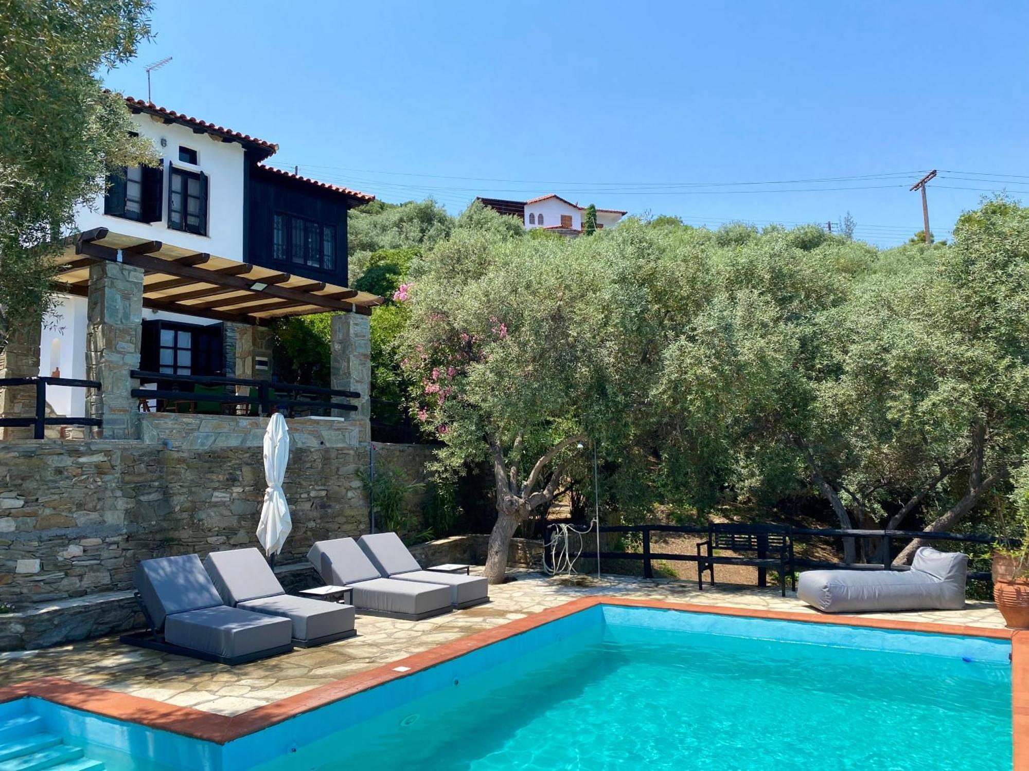 Villa Valia: Traditional Luxurious Residence Pyrgadikia Extérieur photo